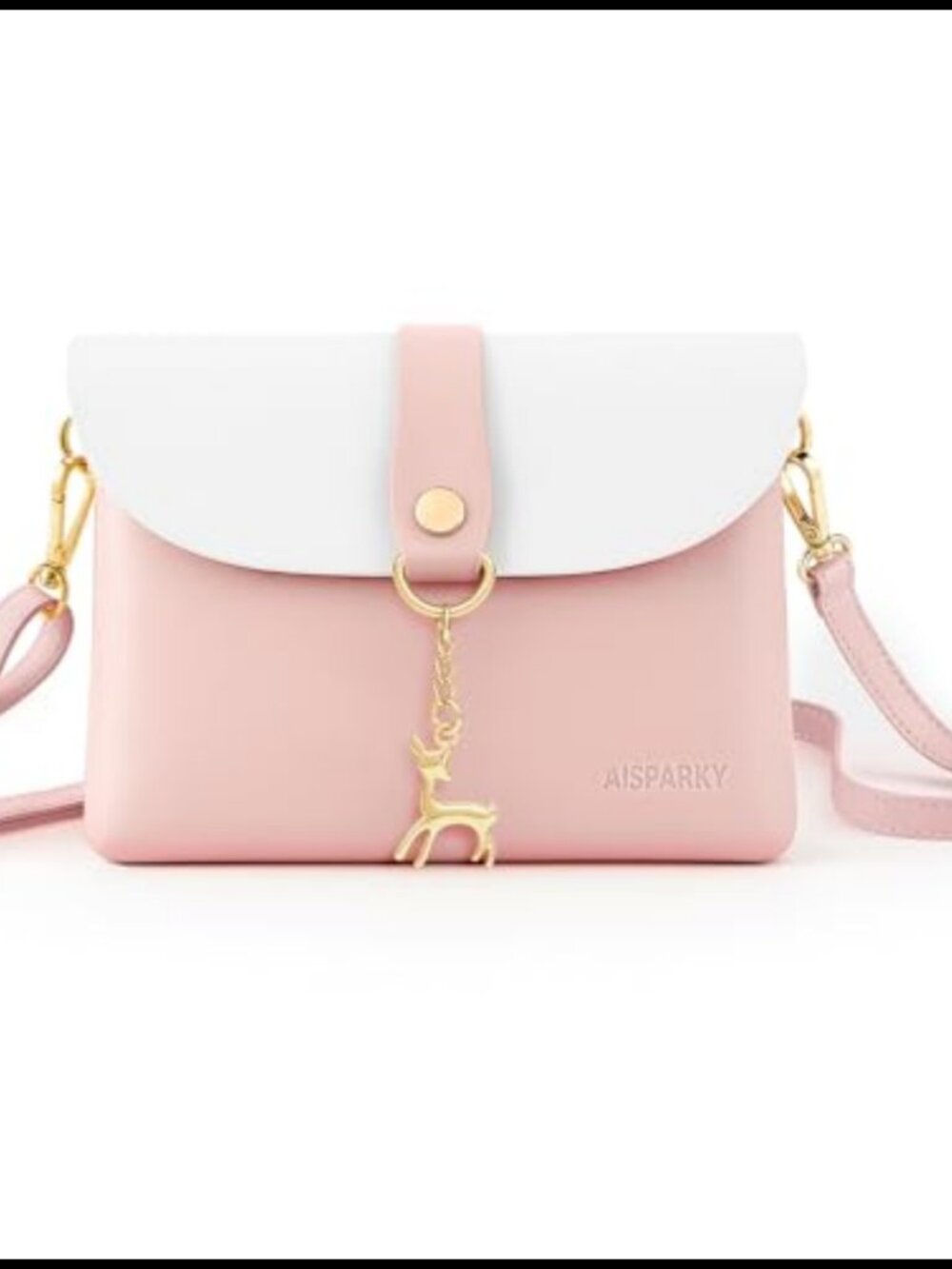 Girls PU Leather Crossbody Purse Adjustable Strap Small Shoulder Bag